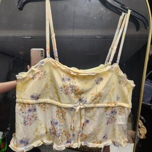 B2G1 SHEIN Yellow Floral Camisole